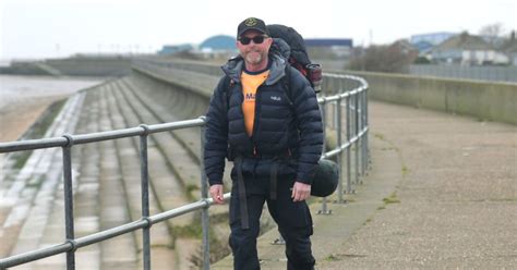 Chris Jones walking for charity